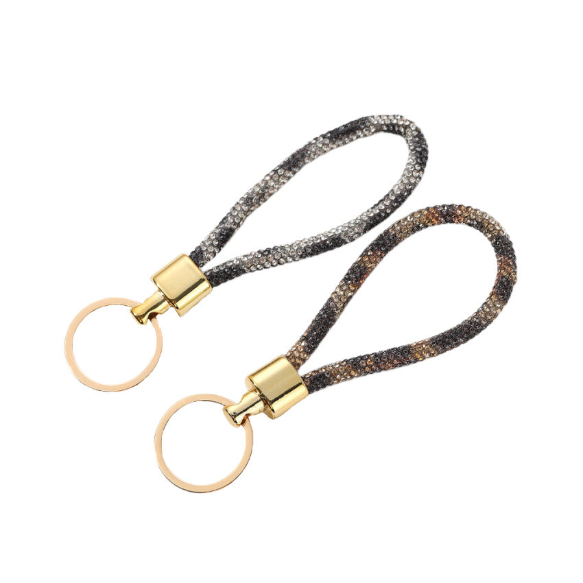 Wholesale Metal Diamond Lanyard Keychain